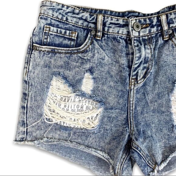 Buffalo David Bitton Distressed Cutoff Jean Shorts - Picture 2 of 5